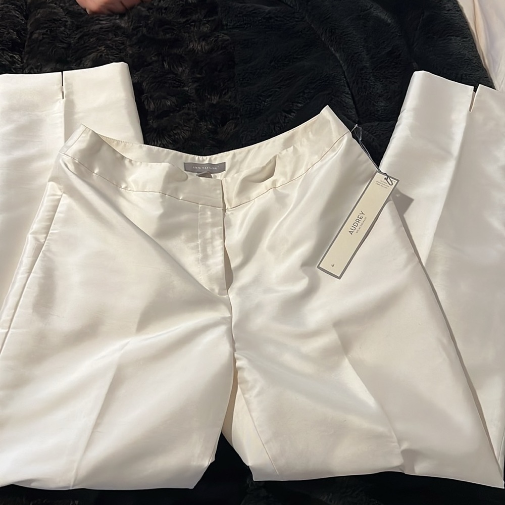 Ann Taylor Silk Trouser NWT
